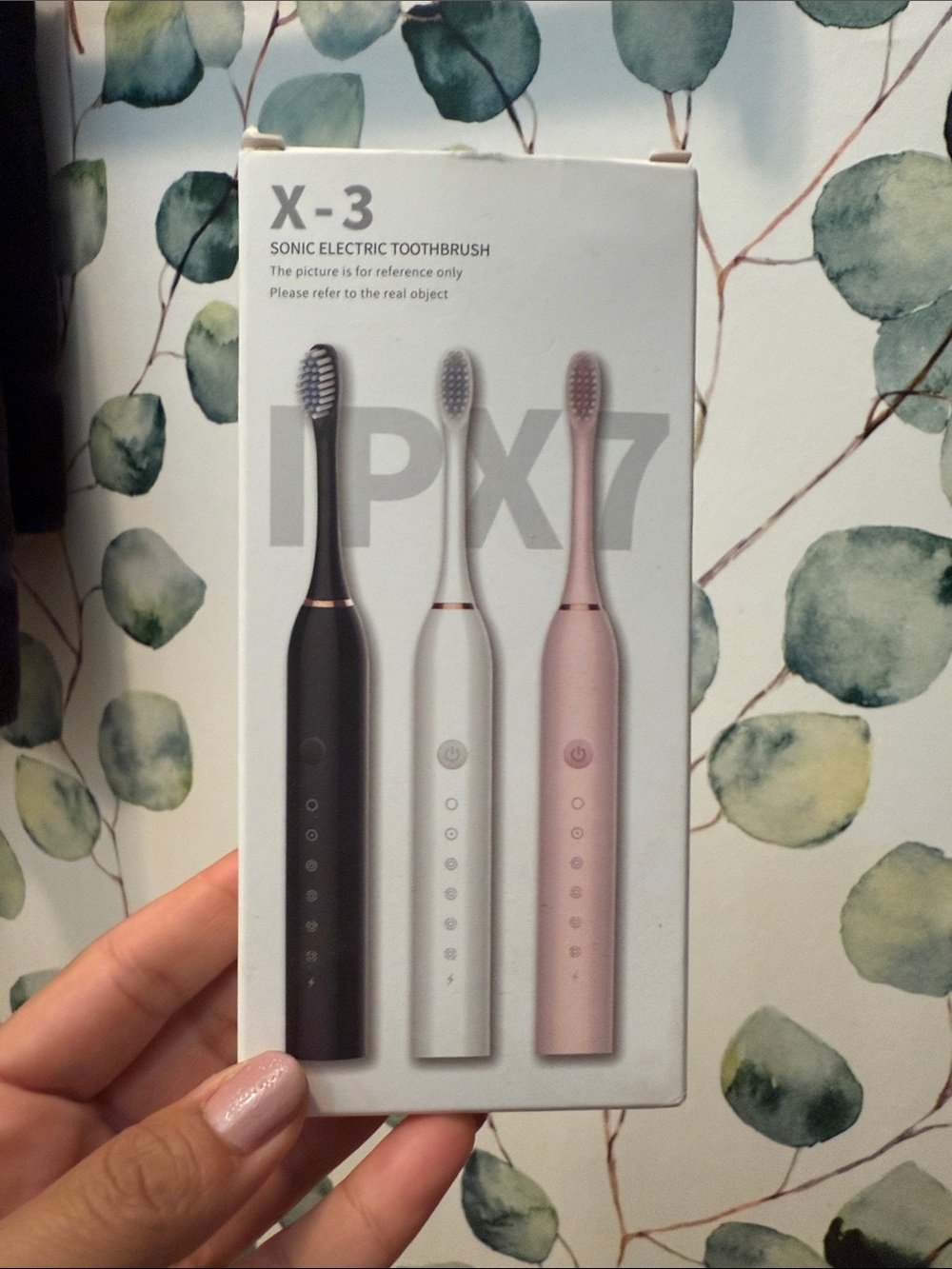 X-3 Sonic Electric Toothbrush - BLACK